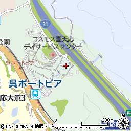 広島県呉市天応伝十原町6-3周辺の地図