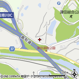 香川県さぬき市津田町津田2035-1周辺の地図