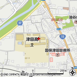 香川県さぬき市津田町津田1632-1周辺の地図