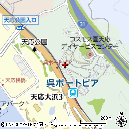 広島県呉市天応伝十原町9-22周辺の地図