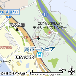 広島県呉市天応伝十原町9周辺の地図