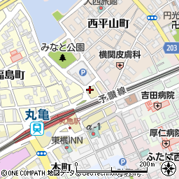 香川県丸亀市浜町315周辺の地図