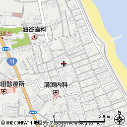 香川県さぬき市津田町津田1134-2周辺の地図