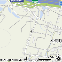 香川県高松市中間町966-5周辺の地図