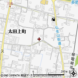 香川県高松市太田上町158周辺の地図