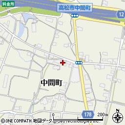 香川県高松市中間町888周辺の地図