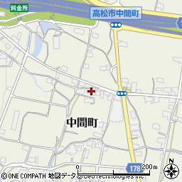 香川県高松市中間町889周辺の地図