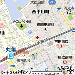 香川県丸亀市西平山町311-23周辺の地図