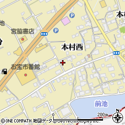 香川県綾歌郡宇多津町1607周辺の地図