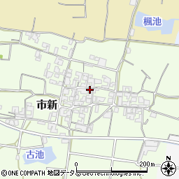 兵庫県南あわじ市市新周辺の地図