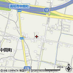 香川県高松市中間町545周辺の地図