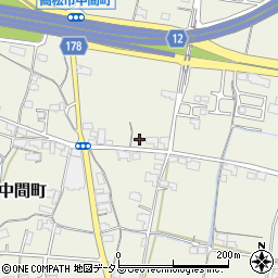 香川県高松市中間町545周辺の地図