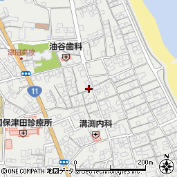香川県さぬき市津田町津田1100-2周辺の地図