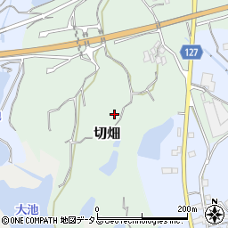 和歌山県紀の川市切畑153周辺の地図