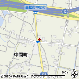 香川県高松市中間町548-1周辺の地図