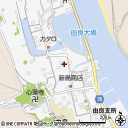 兵庫県洲本市由良周辺の地図