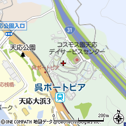 広島県呉市天応伝十原町10周辺の地図