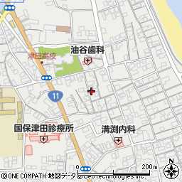 香川県さぬき市津田町津田1107-2周辺の地図