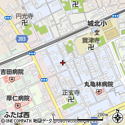 香川県丸亀市風袋町55周辺の地図