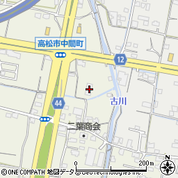 香川県高松市中間町461-2周辺の地図