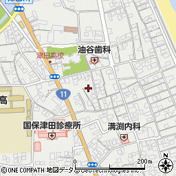 香川県さぬき市津田町津田1089周辺の地図