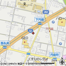 マクドナルド高松円座店周辺の地図