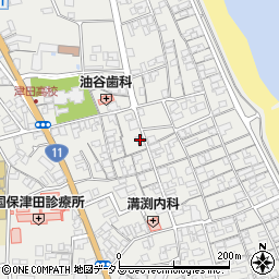 香川県さぬき市津田町津田1100-1周辺の地図