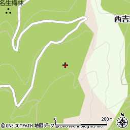 奈良県五條市西吉野町北曽木255周辺の地図