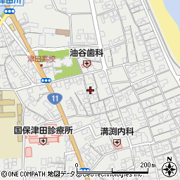 香川県さぬき市津田町津田1108周辺の地図