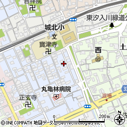 香川県丸亀市風袋町153周辺の地図