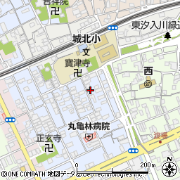 香川県丸亀市風袋町134-1周辺の地図