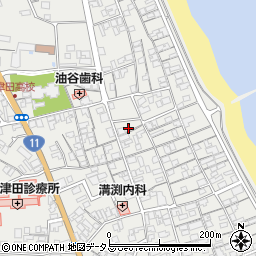 香川県さぬき市津田町津田1128-3周辺の地図