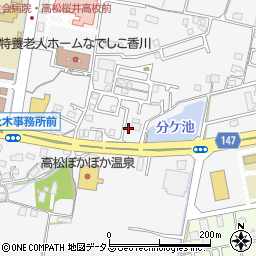 香川県高松市多肥上町1397-4周辺の地図