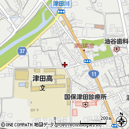 香川県さぬき市津田町津田1578周辺の地図