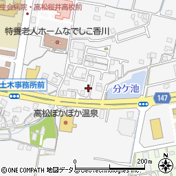 香川県高松市多肥上町1397-7周辺の地図