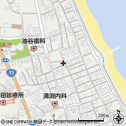 香川県さぬき市津田町津田1127周辺の地図