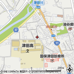 香川県さぬき市津田町津田1580-1周辺の地図