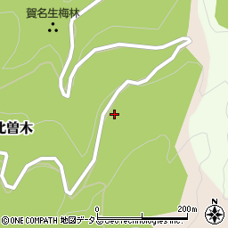 奈良県五條市西吉野町北曽木216周辺の地図