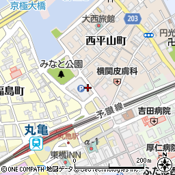 香川県丸亀市西平山町304-2周辺の地図