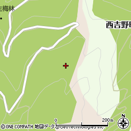 奈良県五條市西吉野町北曽木250周辺の地図