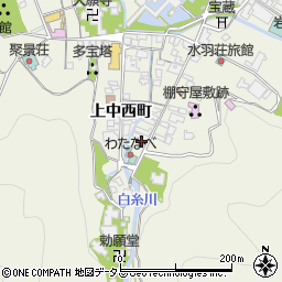粟島神社周辺の地図
