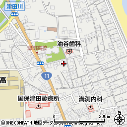 香川県さぬき市津田町津田1088-11周辺の地図