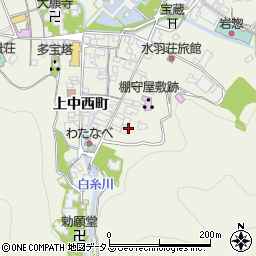 広島県廿日市市宮島町滝町周辺の地図