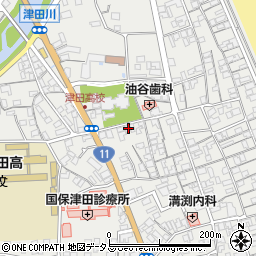 香川県さぬき市津田町津田1088-3周辺の地図