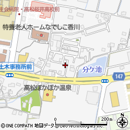 香川県高松市多肥上町1397-8周辺の地図