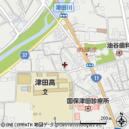 香川県さぬき市津田町津田1578-2周辺の地図