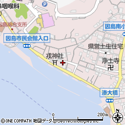 広島県尾道市因島土生町191周辺の地図