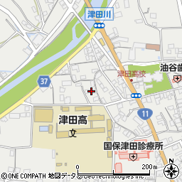 香川県さぬき市津田町津田1581-1周辺の地図