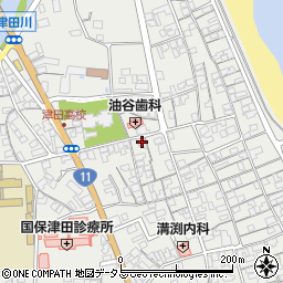 香川県さぬき市津田町津田1112周辺の地図