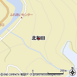奈良県吉野郡川上村北和田周辺の地図